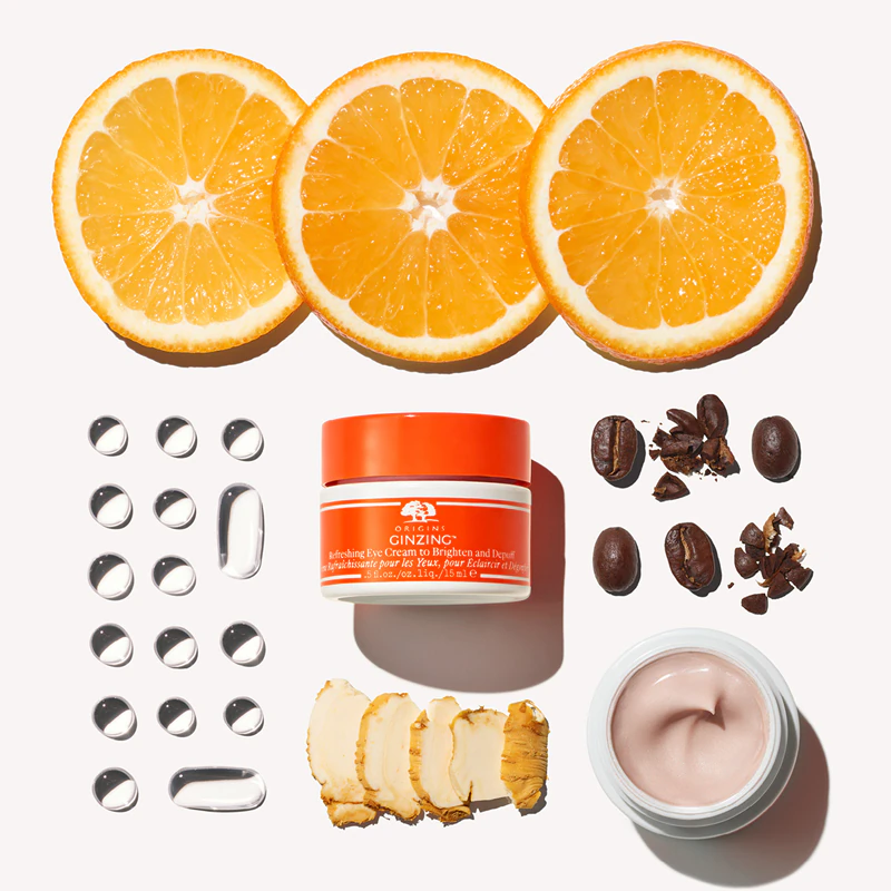 Origins GinZing™ Creme Iluminador para Olhos para olheiras e inchaço