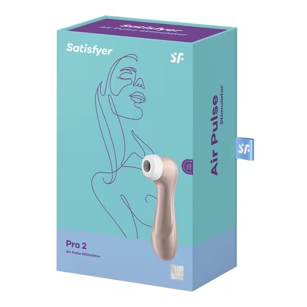 „Satisfyer Pro 2“ oro impulsų stimuliatorius-vibratorius<br>16,4 cm x 4,6 cm x 6,5 cm