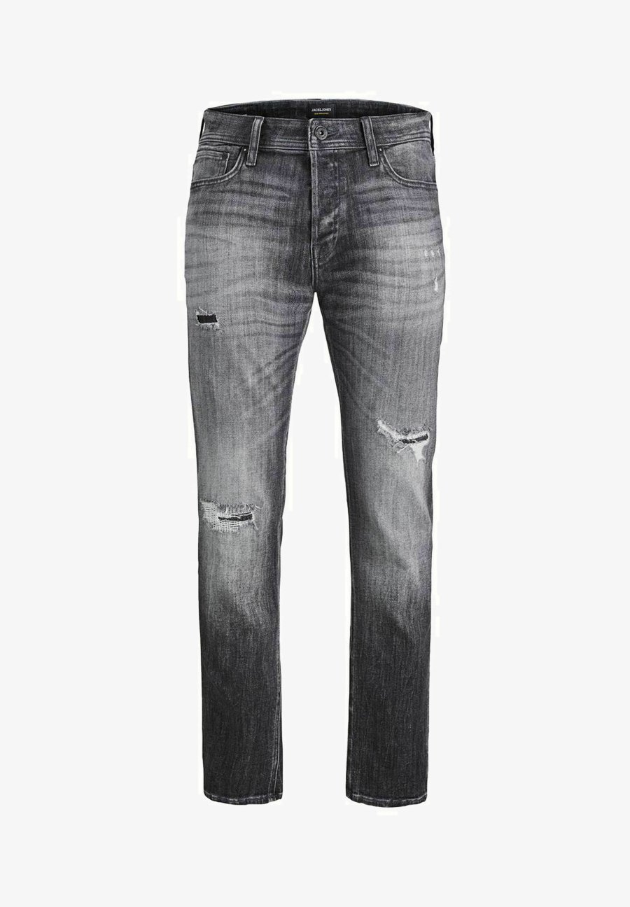 Jack & Jones JJIMIKE JJORIGINAL GE - Relaxed Fit Jeans - grauer Denim