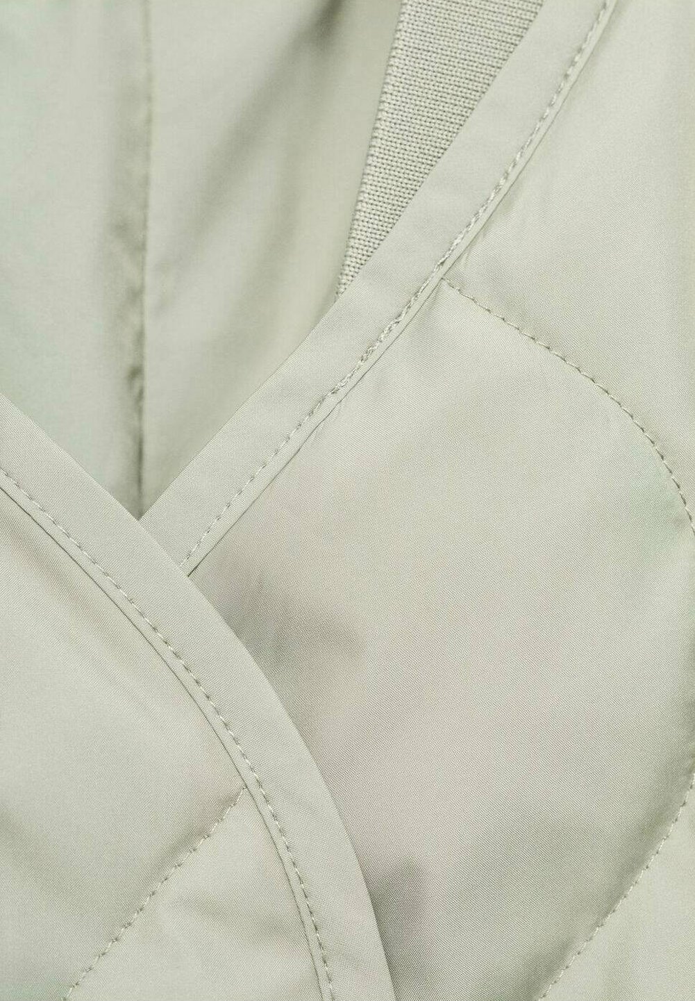 Płaszcz zimowy Mango - jasnozielony