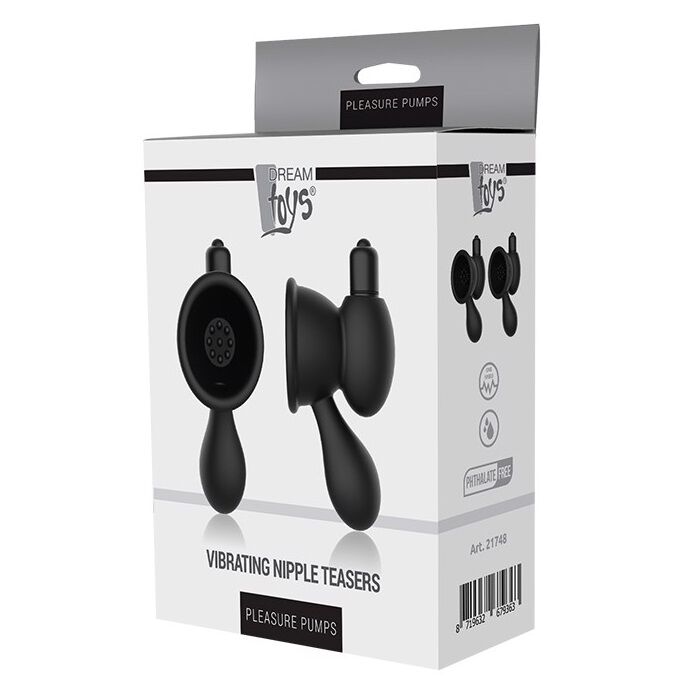 Dream Toys vibrējošie krūšu pumpīši