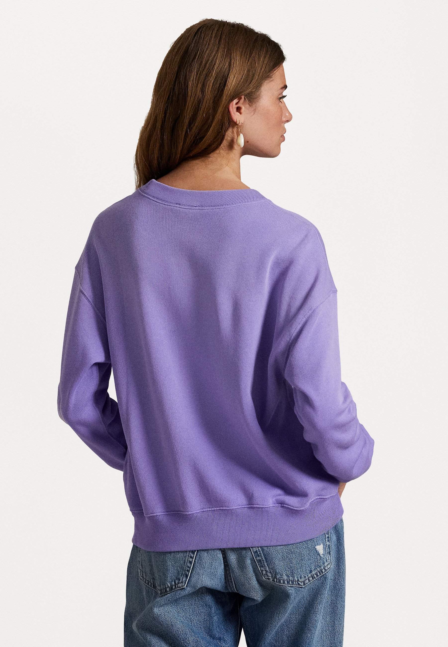 Sweat-shirt Polo Ralph Lauren POLAIRE LÉGÈRE À COL ROND - lilas pur