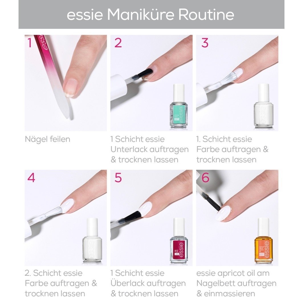Essie lak za nokte Original bijela, nude i smeđa - 13,5 ml
