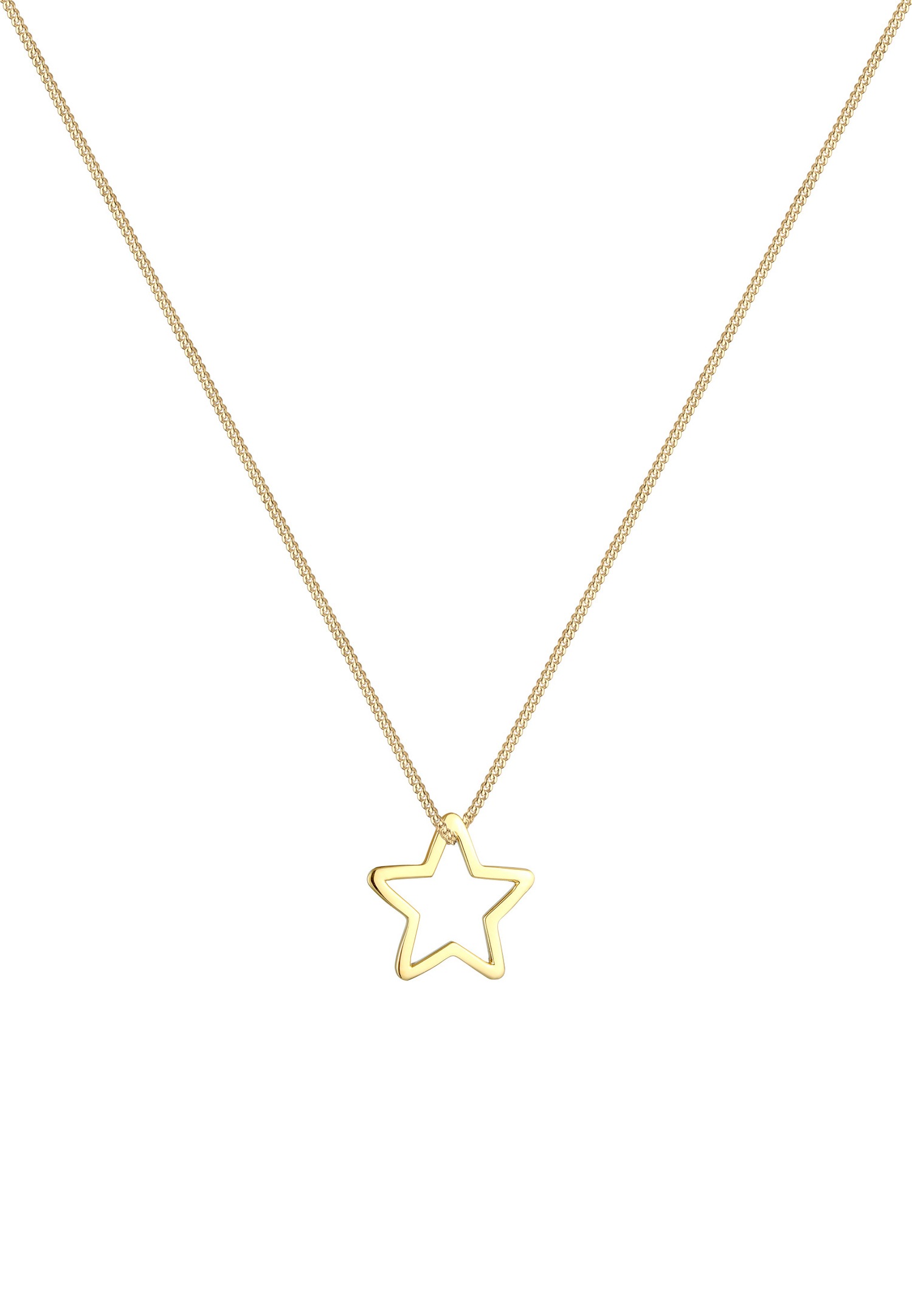 Elli Femme Pendentif d'Étoile en Filigrane Argent Sterling 925