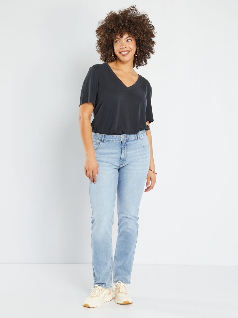 Calça jeans regular tamanho L34 - azul
