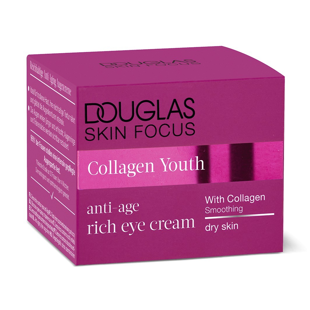 „Douglas Collection Skin Focus“ senėjimą stabdantis paakių kremas – 15 ml