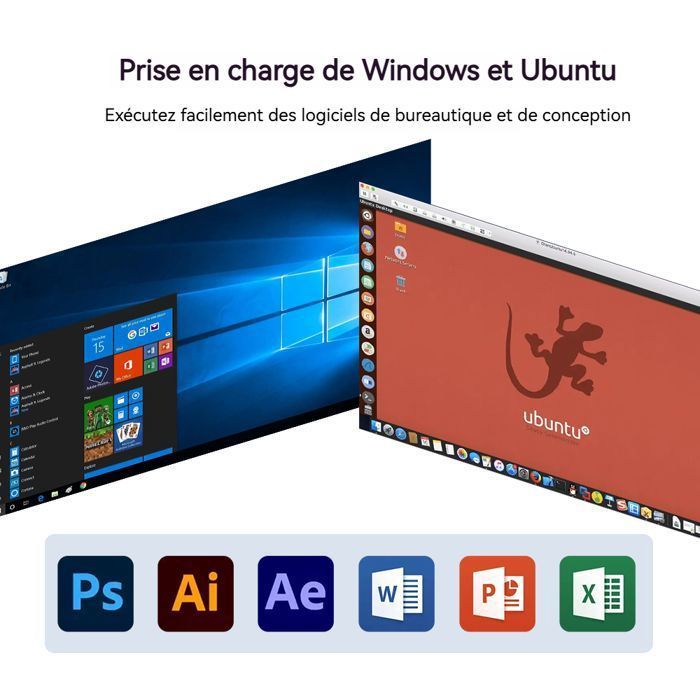 Mini PC Ninkear M8 con AMD Ryzen 7 8745HS - AMD Radeon 780M - 16 GB DDR5 - SSD da 1 TB - USB 3.2 - Display 4K - Windows 11 - WiFi 6E, BT 5.2