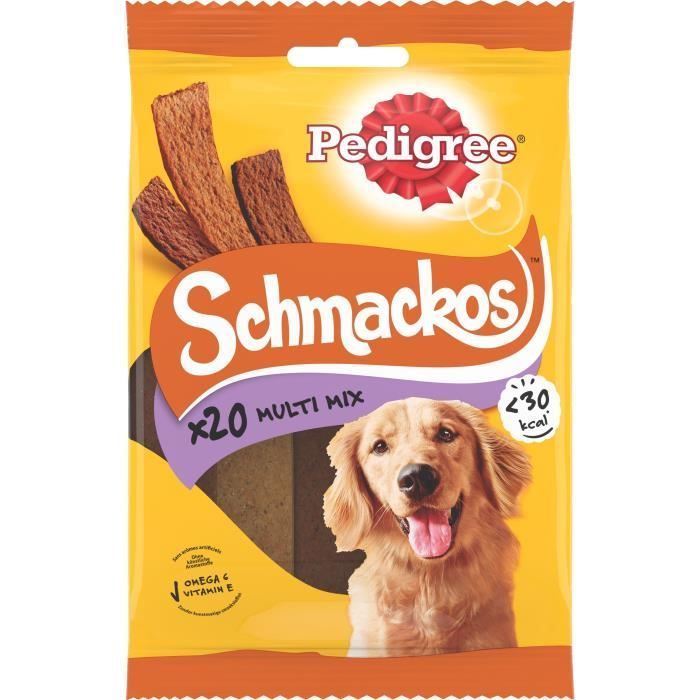 PEDIGREE Schmackos Multi-Rewards - Para perros - 20 x 144 g
