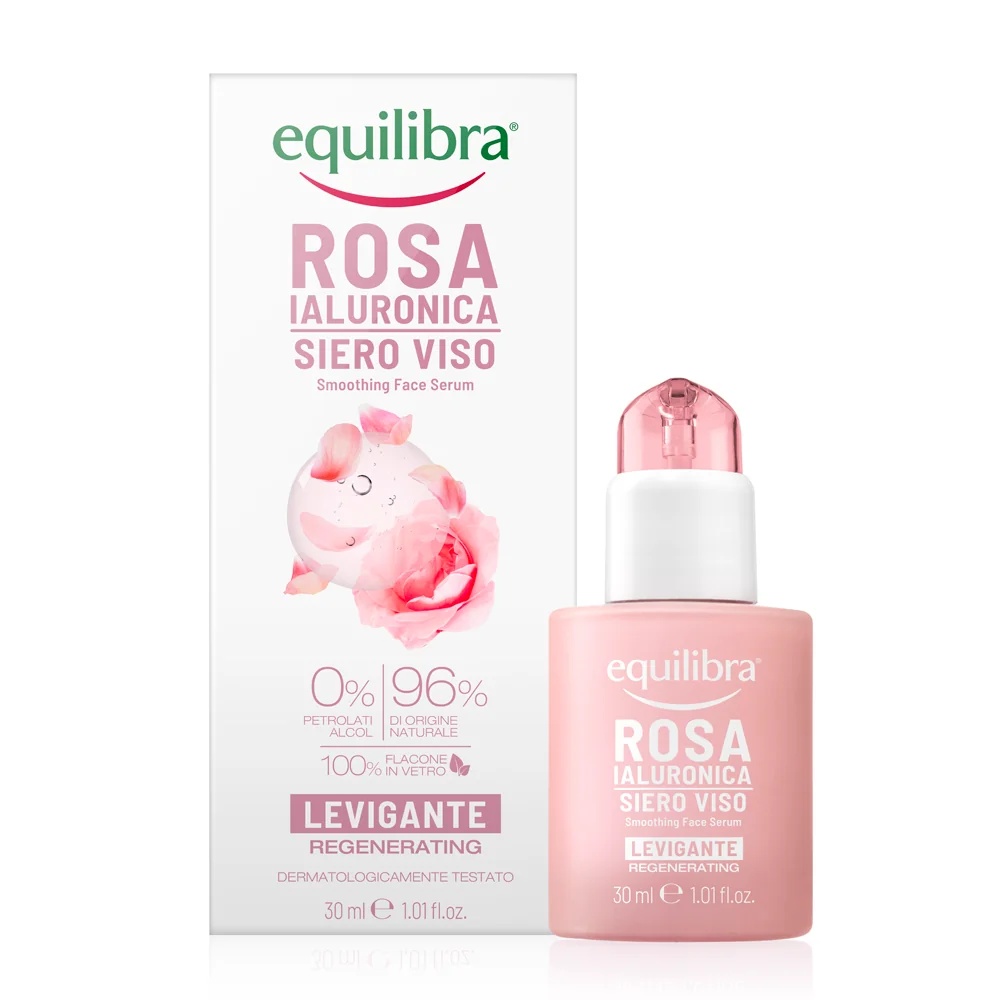 EQUILIBRA Equilibra Hyaluronic Rose siluv nahaseerum 30ml toniseerib ja antioksüdantse toimega