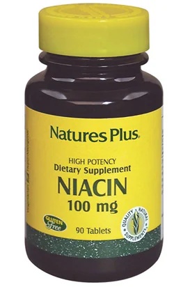 NATURES PLUS Niacin Vitamin B3 100 mg