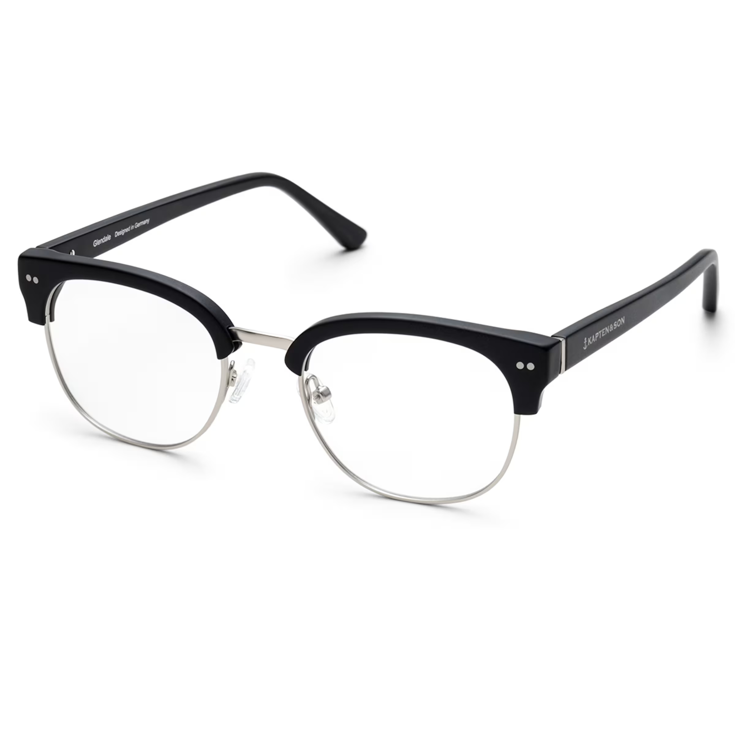 Glendale Noir mat avec verres correcteurs