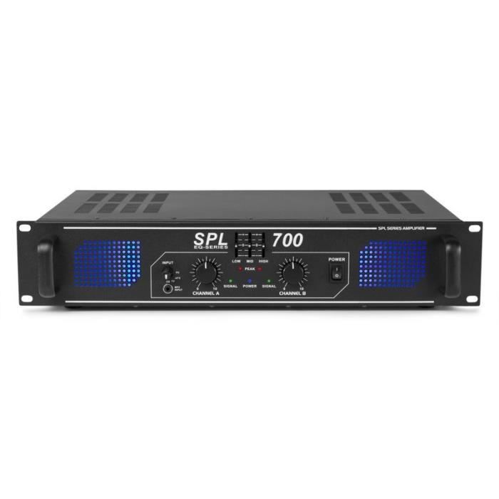 Complete audio system - SkyTec - DJ 700W - Bluetooth - 2x350W amplifier - 4-channel mixer