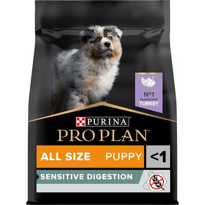 PURINA PRO PLAN Welpenfutter für alle Größen, getreidefrei, Truthahn, für empfindliche Verdauung
