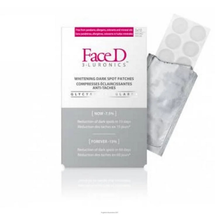 Patchs éclaircissants anti-imperfections FaceD 3 x 10 pièces Patchs éclaircissants pour le visage et le corps