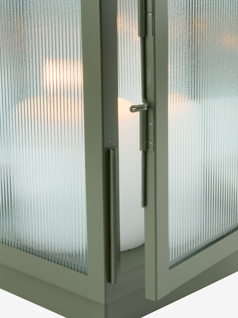 BRUMBASSE svece BRUMBASSE P15xG16xA28cm olīvzaļa