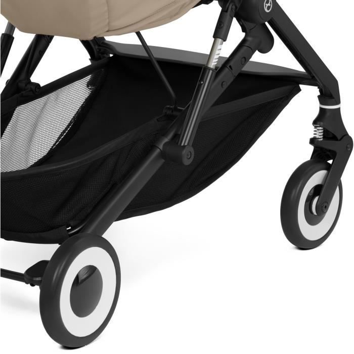 Silla de paseo ultracompacta CYBEX Agis - De 5 a 22 kg (6 meses - 4 años) - Silla de paseo ligera de 6,3 kg - Compatible con aviones - Beige almendra