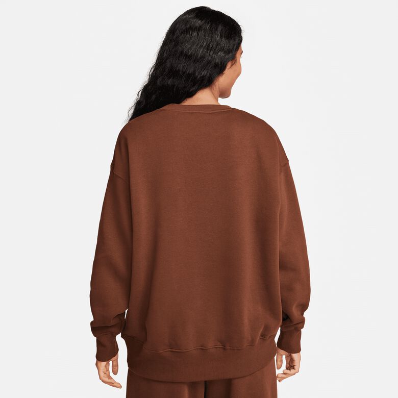 Felpa girocollo oversize Sportswear Phoenix in pile