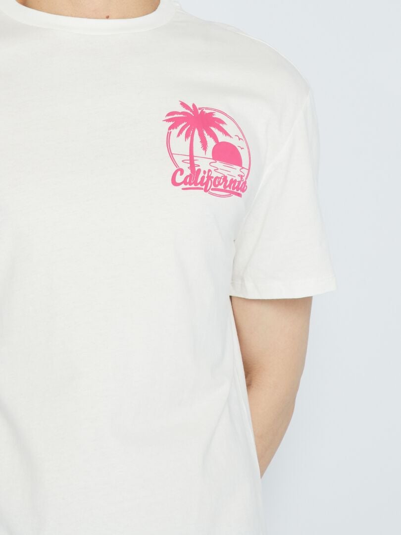 Camiseta de California - Blanca
