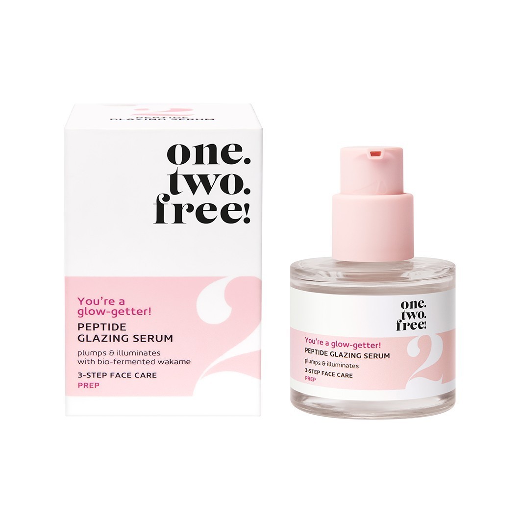 one.two.free! Peptidové glazujúce sérum Glowserum – 30 ml