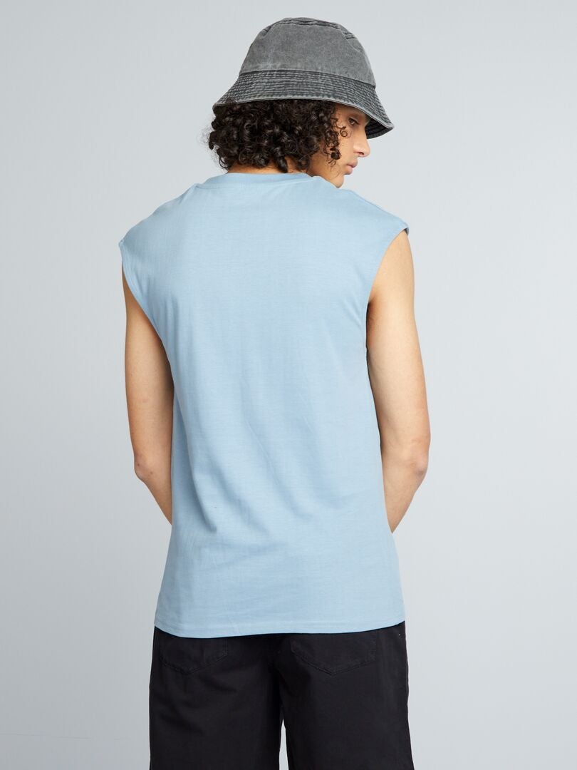 Regata estampada - AZUL