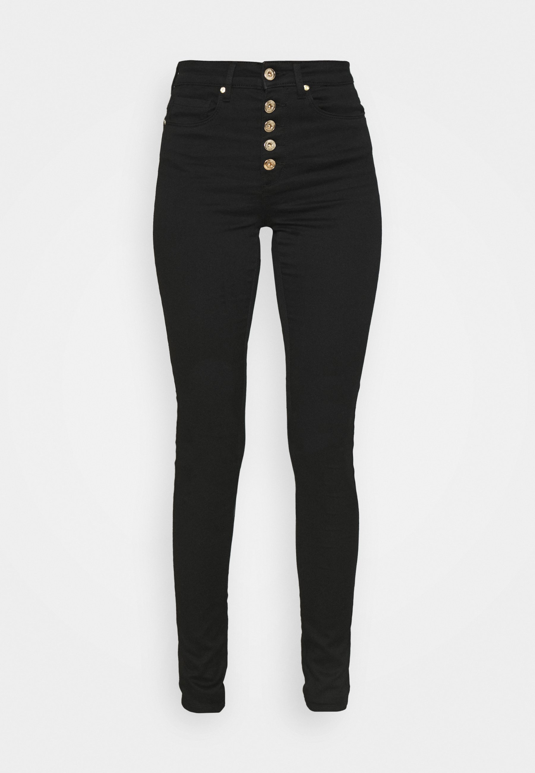 ONLY ONLROYAL FLY - Blugi Skinny Fit - negru