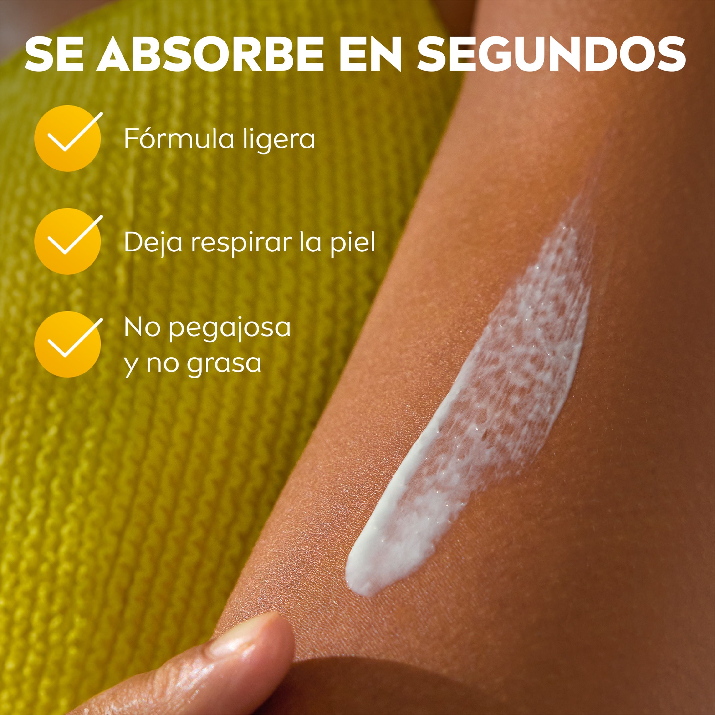 „SUN Protect & Hydrate“ nematomos apdailos losjonas nuo saulės su SPF50 Kūno apsauga