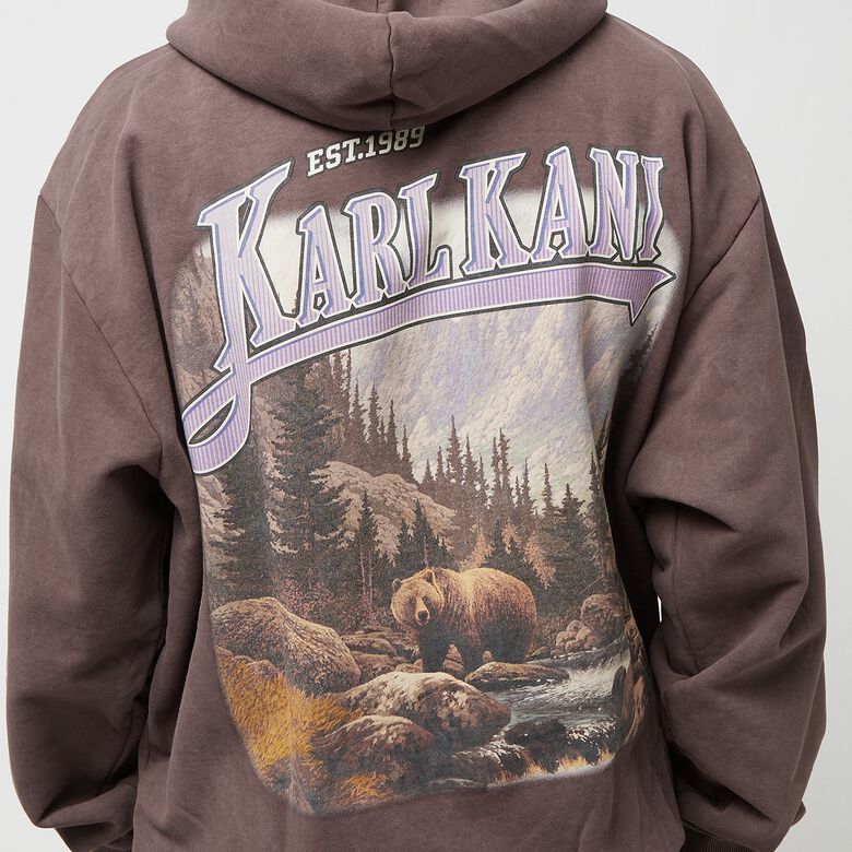 Felpa con cappuccio Small Signature OS Washed Heavy Sweat Landscape