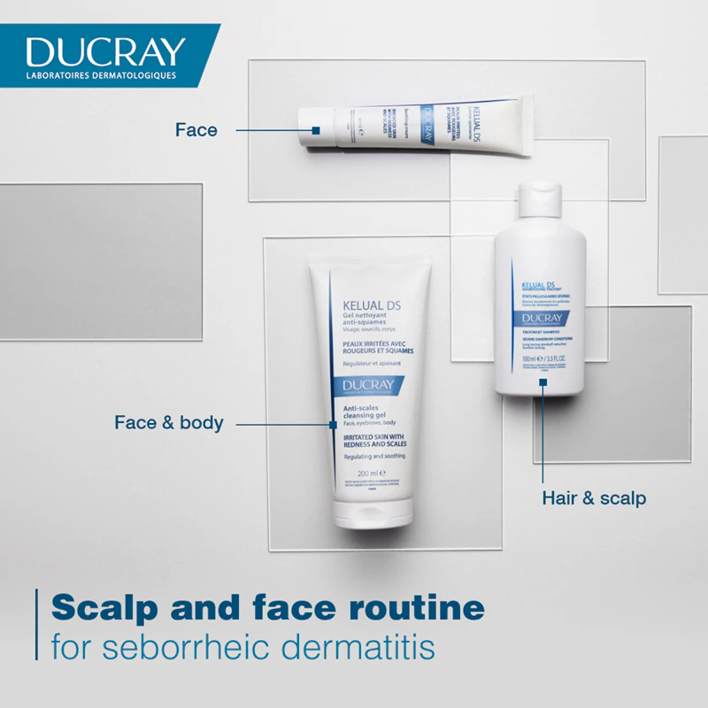 Ducray Kelual DS Creme Suavizante para pele seca e danificada