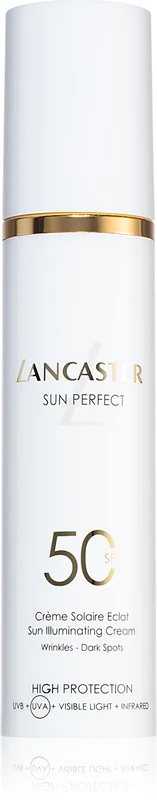 Lancaster Sun Perfect Sun Illuminating Cream SPF 50 dienas krēms pret grumbām un pigmentācijas plankumiem