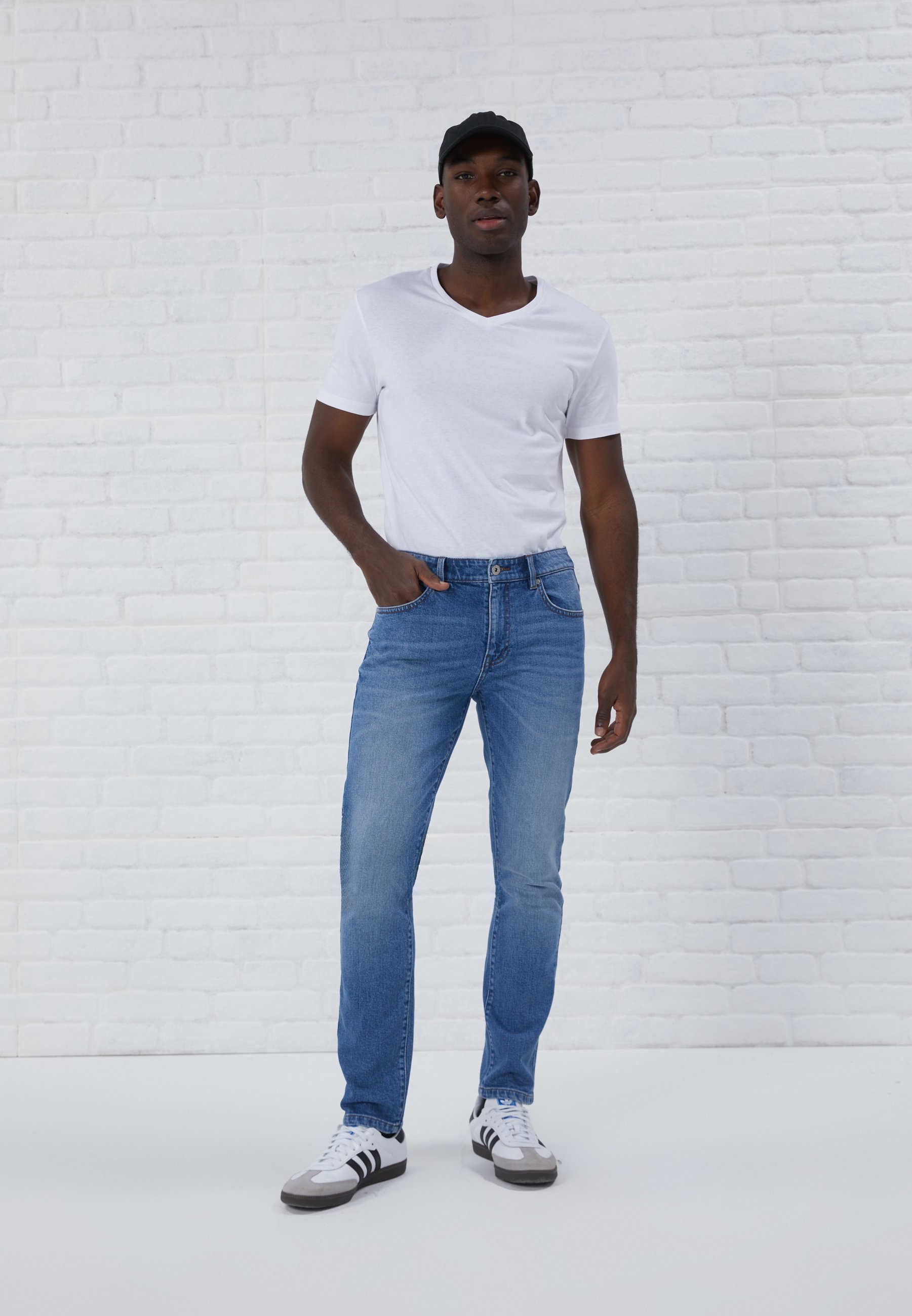 Pier One Slim Fit Jeans – blauer Denim