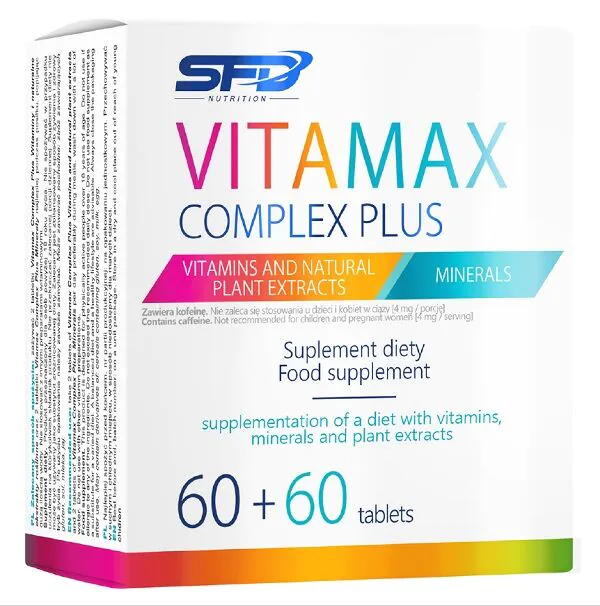 SFD VitaMax Complex Plus, Zestaw witamin i minerałów, Tabletki