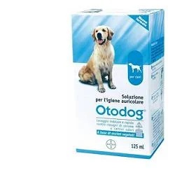 Frasco Otodog de 125ml + frasco de 25ml com fole e aplicador anatômico