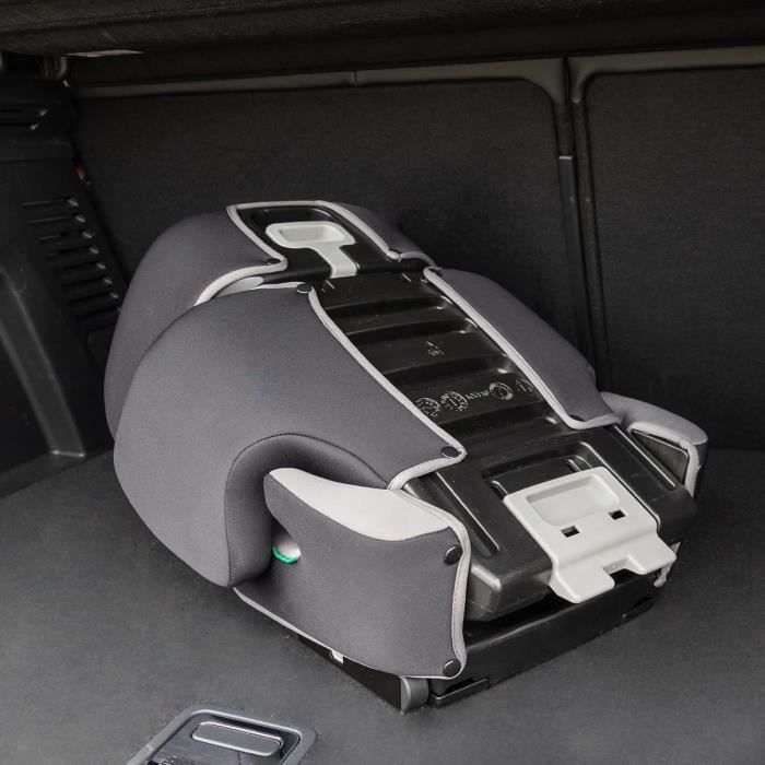 Seggiolino auto BEBECONFORT ROAD FIX i-Size, Gruppo 2/3, Isofix, pieghevole, rialzo, da 3,5 a 10/12 anni, 100-150 cm, 15-36 kg, Grigio Nebbia