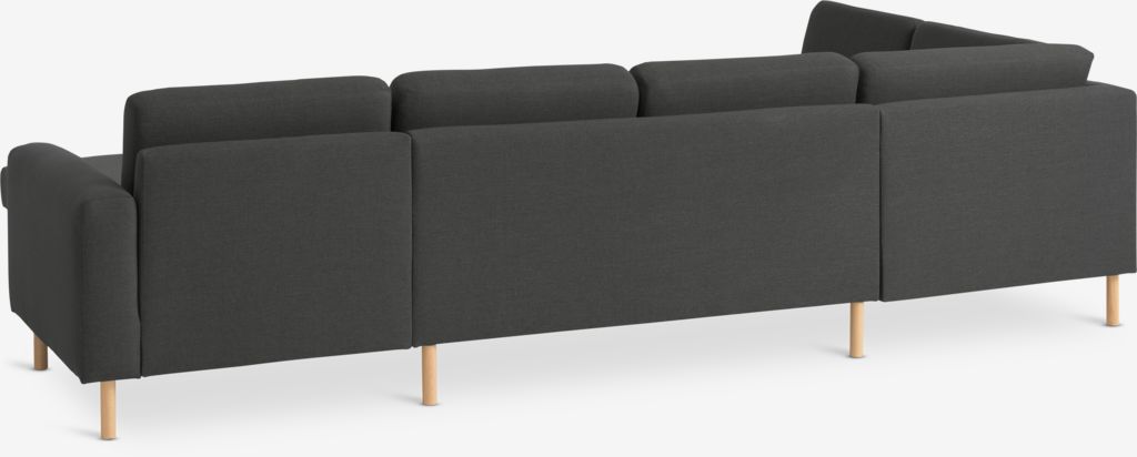 SVALBARD Kutna sofa SVALBARD lijeva tamnosiva