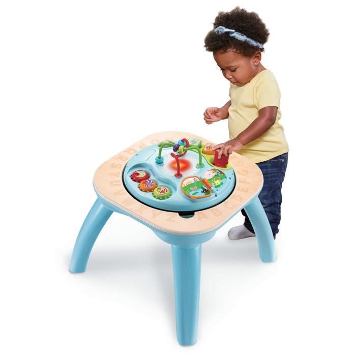 Table d'activités évolutive VTECH BABY - Nature - Jouet en bois certifié FSC® - 9 mois à 4 ans