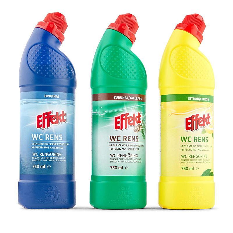 Limpiador de inodoros Effect 750 ml, agujas de pino Effect