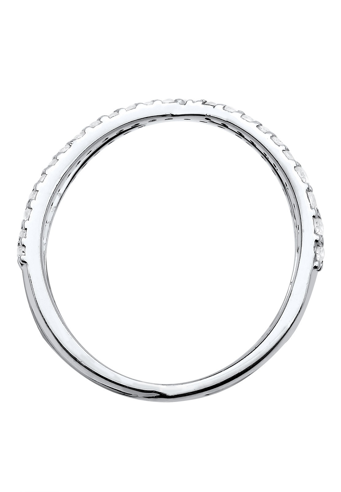 Elli Femmes Enroulement X avec Cristaux de Zirconium en Argent Sterling 925