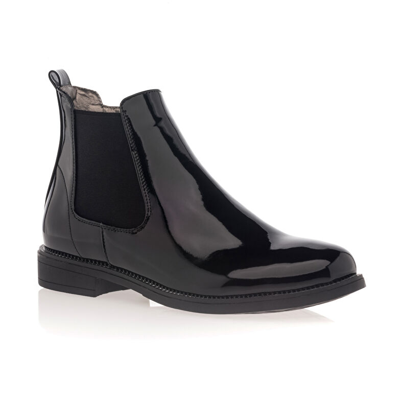Schwarze Damenstiefel / Stiefeletten