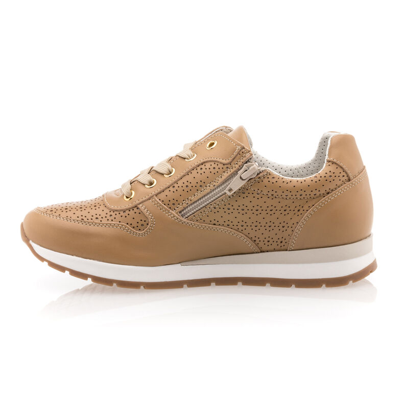 Zapatillas deportivas para mujer color marrón