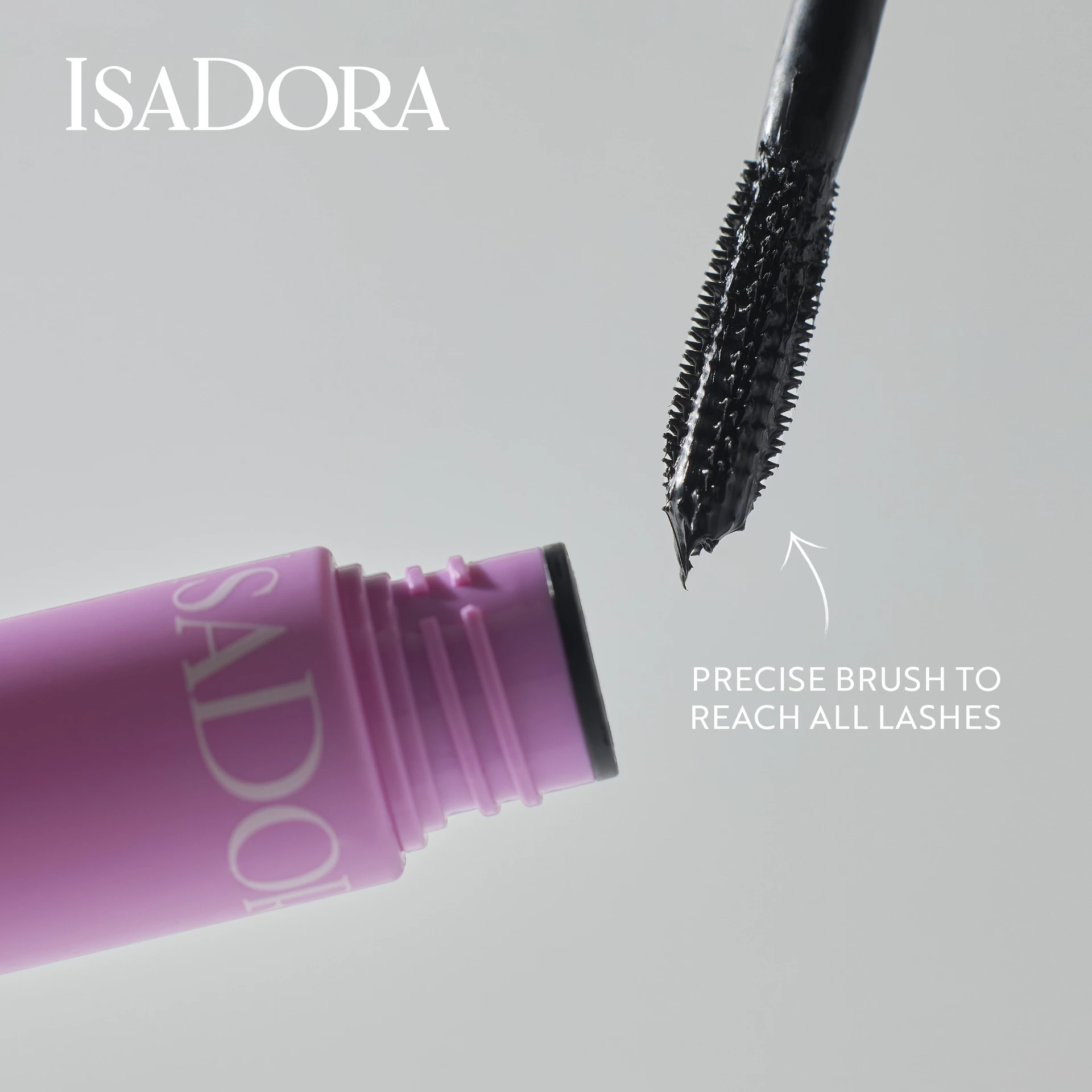 Maskara za produženje i podizanje tena 10 sekundi, crna - Isadora