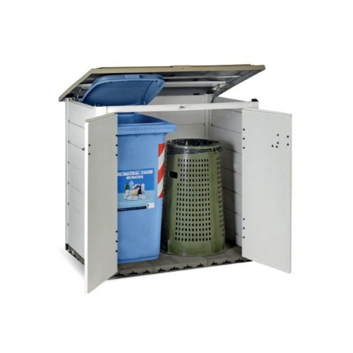 Caja de almacenamiento multifuncional de PVC Habrita Foresta BOXEVO100 de 1100 L