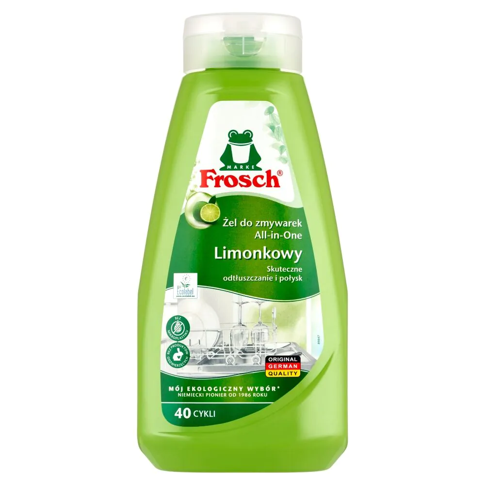 Frosch Żel do mycia Naczyń w Zmywarkach Limonkowy