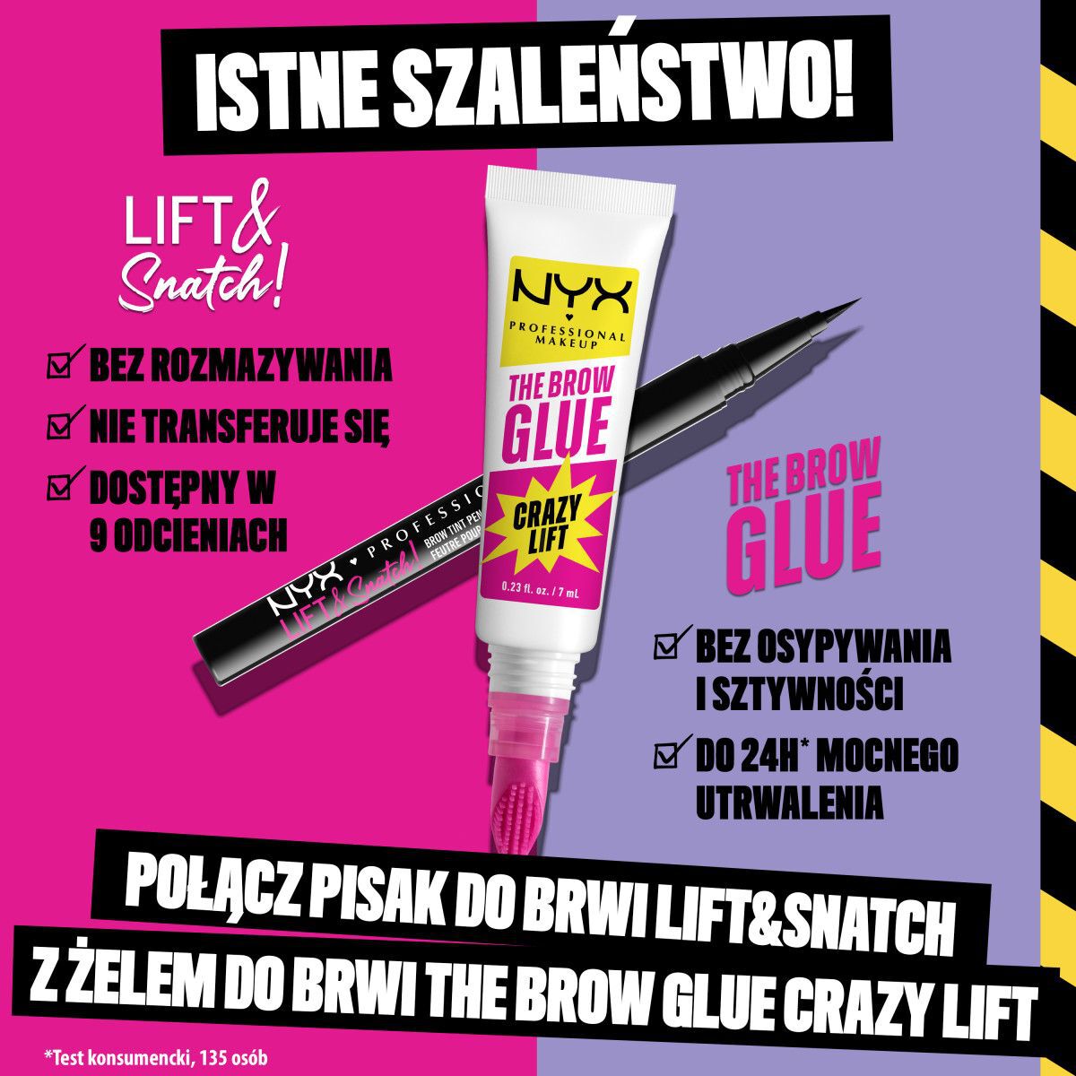 NYX Professional Makeup The Brow Glue Crazy Lift