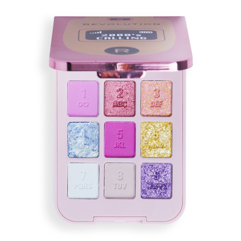 Y2K Baby Flip Phone acu ēnu palete Acu ēnu paletes un grims