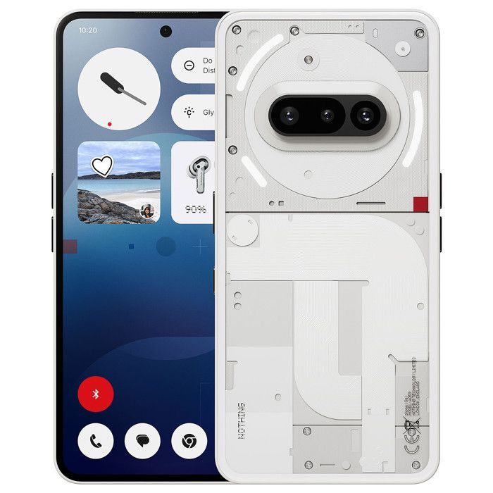 Smartphone Nothing Phone (3a) 5G 12Go 256Go Blanc Dual SIM Snapdragon™ 7s Gen 3