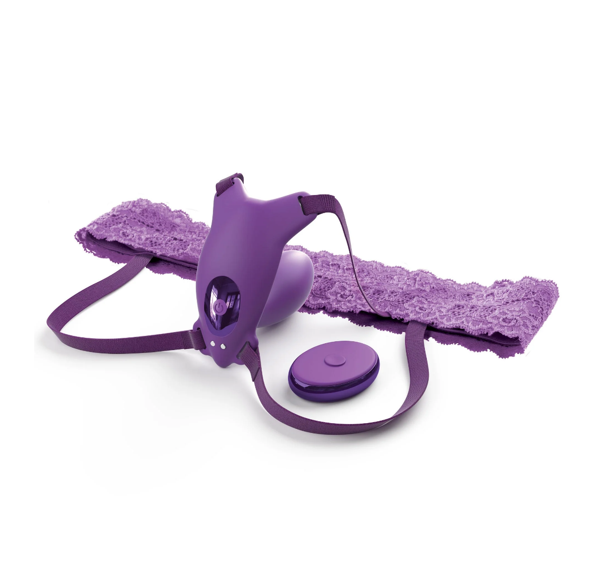 Fantasie voor haar: de ultieme G-spot-stimulator met vlinderstrap-on.