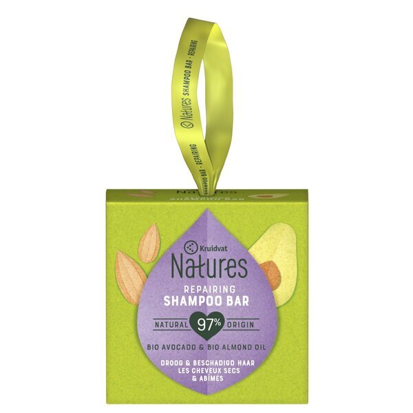 Kruidvat Natures atjaunojošais šampūna ziepes<br>65g