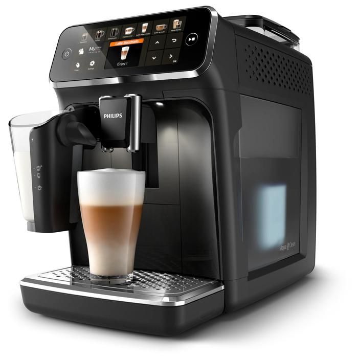 Expresso broyeur Philips EP5441/50 Machine à café à grain Noire Série 5400 LatteGo