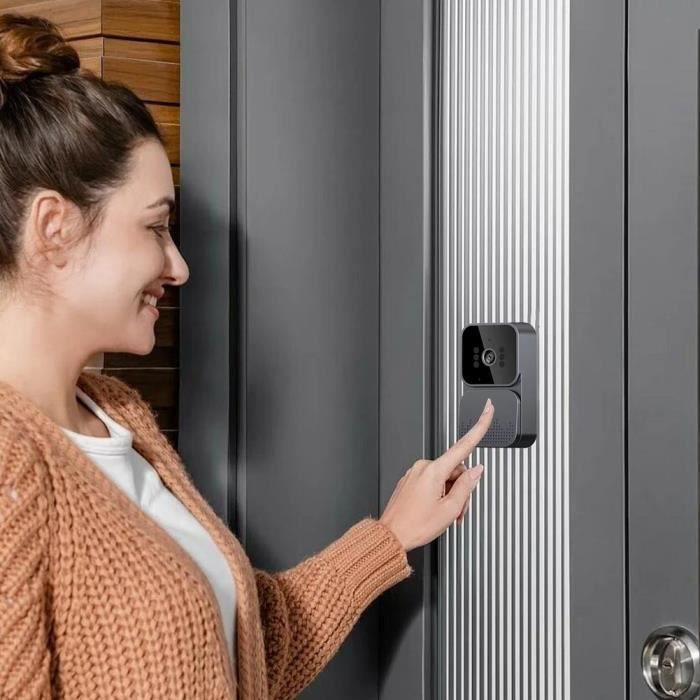 Videocitofono wireless PRUMYA - Schermo da 4,3 pollici - Visione notturna - Wi-Fi 2.4G - Telecamera integrata