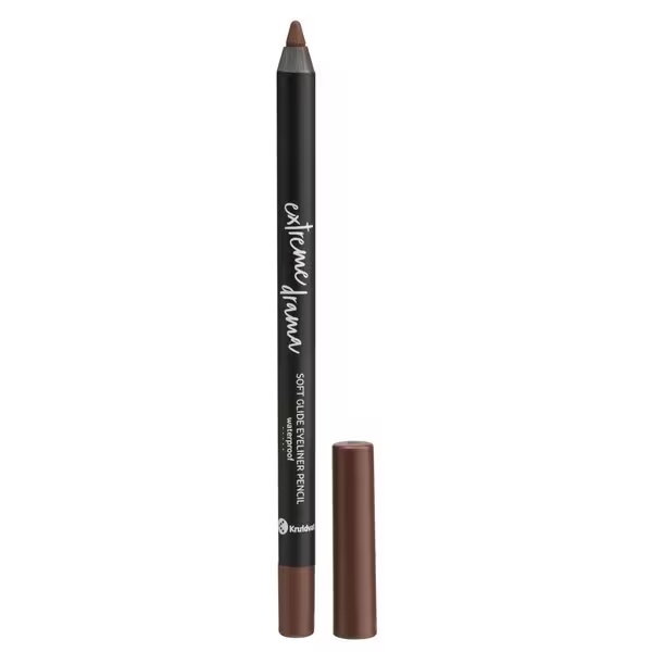 Водоотпорна оловка за очи Kruidvat Extreme Drama 020 Rich Chocolate Soft Glide 1,2 г